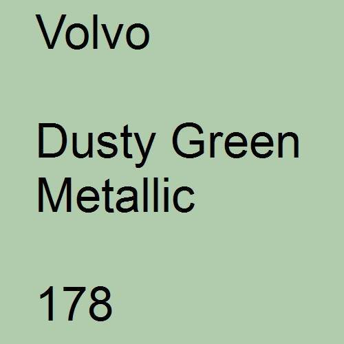 Volvo, Dusty Green Metallic, 178.